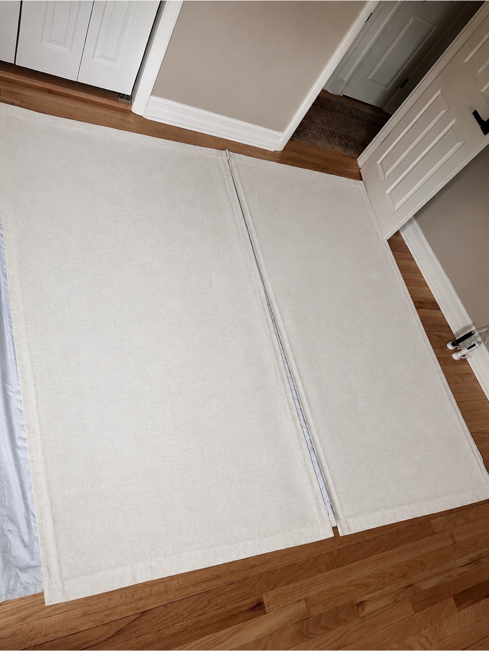 84” Blackout Lauren Ralph Lauren Pair of Cream Curtains